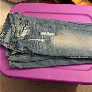 Size 7 dollhouse jeans flare bottoms